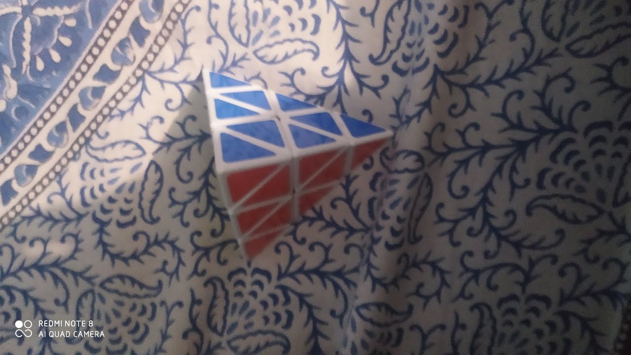 How to make triangle cube - YouTube