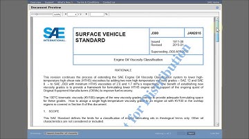 How to Search for an Engine Oil Viscosity Standard Using the SAE International Digital Library