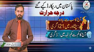 Today's Minimum & Yesterday's Maximum Temperatures 2 April 2026 |Issue Time: 9:00 AM | PMD Official