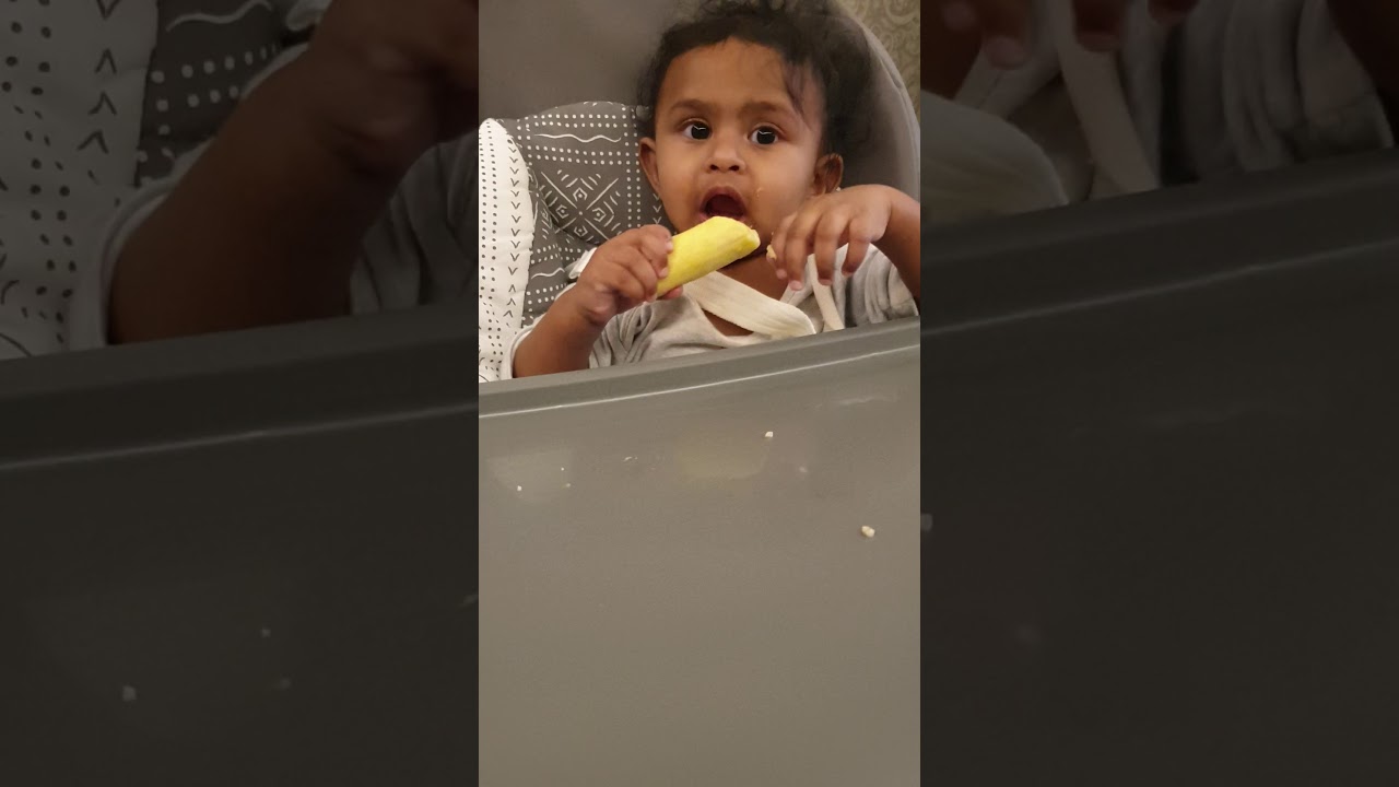 Baby led weaning at 9 months - YouTube