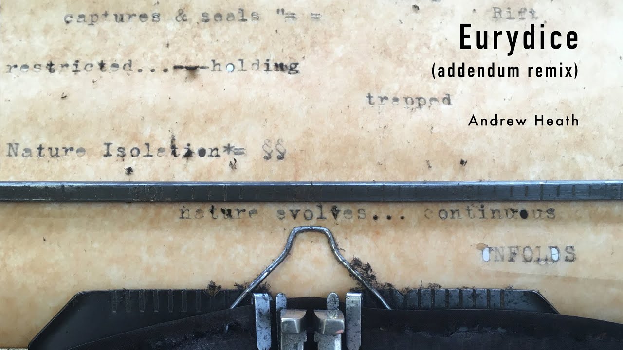 Watch Eurydice on YouTube Watch Eurydice on YouTube