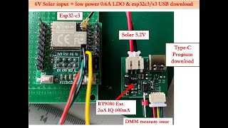 CN3791 / BQ24650 鋰電池+Solar 充電 + LDO EP6 - Solar+low power 0.6A LDO esp32c3 USB 燒錄 test 的設計問題|芸庭樹工作室