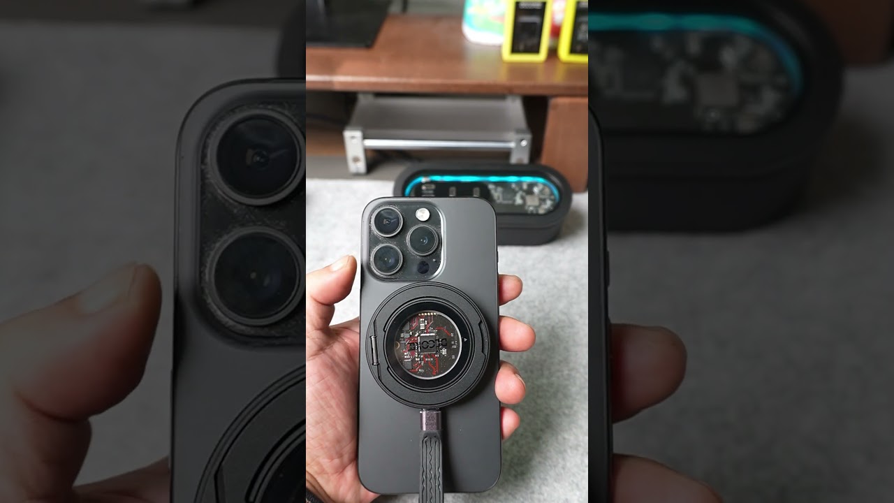 DECOKEE Magnetic DK-DISK2 SSD Enclosure+ Metal Stand-convenient!