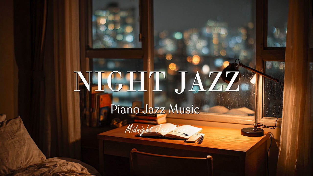 Relaxing Jazz Instrumental Music at Night - Soothing of Sleep Jazz Piano Music & Delicate Jazz Music