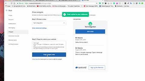 Adding Remind Widget