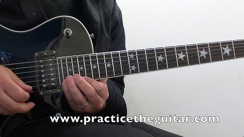 Guitar Lessons-How To Play-Three Octave String Skipping Arpeggios-Practice 15 Tempos-Backing Tracks