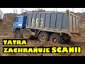 Naložená TATRA v Rusku zachraňuje SCANII!