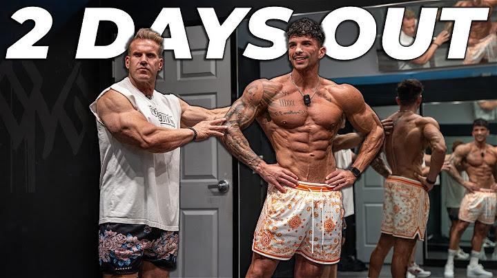 4X MR. OLYMPIA JAY CUTLER TRAINS ME 2 DAYS OUT OF MY SHOW