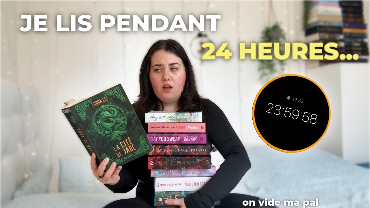 Combien de livres je peux lire en 24H...?😳 (défi lecture)