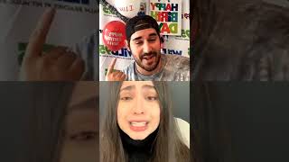 Sofia Carson instagram live April 3 2020