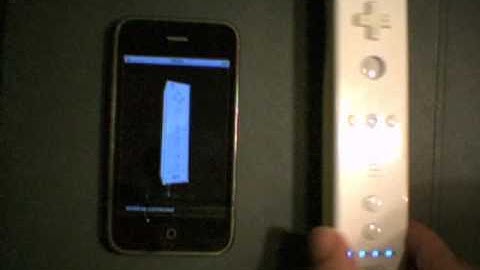 iPhone WiiMote OpenGL-ES Demo