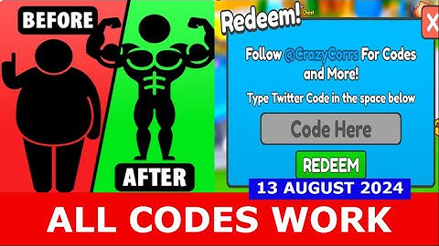 *All CODES WORK* Bicep Simulator💪ROBLOX | 08/13/2024