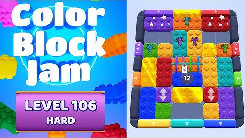Color Block Jam Level 106 Solution Walkthrough