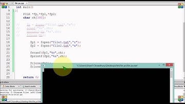 Bangla C programming tutorial 115 File Management ps 11 copy text from one file to another