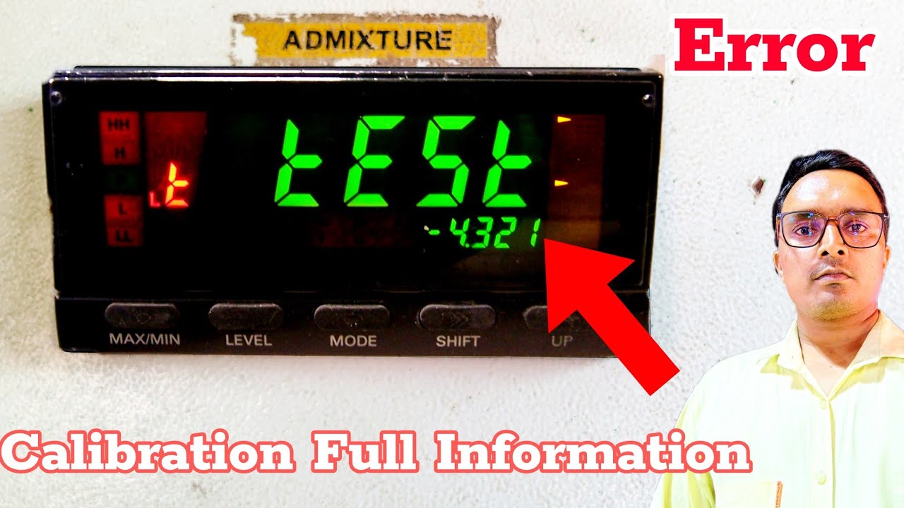 Omron meter ka full calibration high value setting require manual weight 