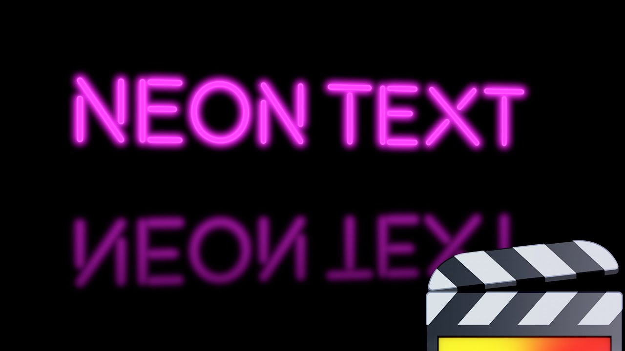 XEffects Neon Text Free Plugin for Final Cut Pro FCPX - Idustrial
