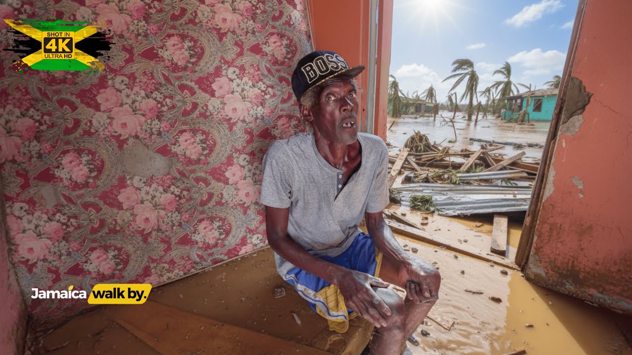 ✓⚠️ Lacovia Main Road Heartbreaking 💔 Walk Through After Melissa In Jamaica 🇯🇲