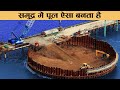 देखिये ऐसा बनता है समुद्र में ब्रिज जल्दी देख लो | How are Bridges built on Water?