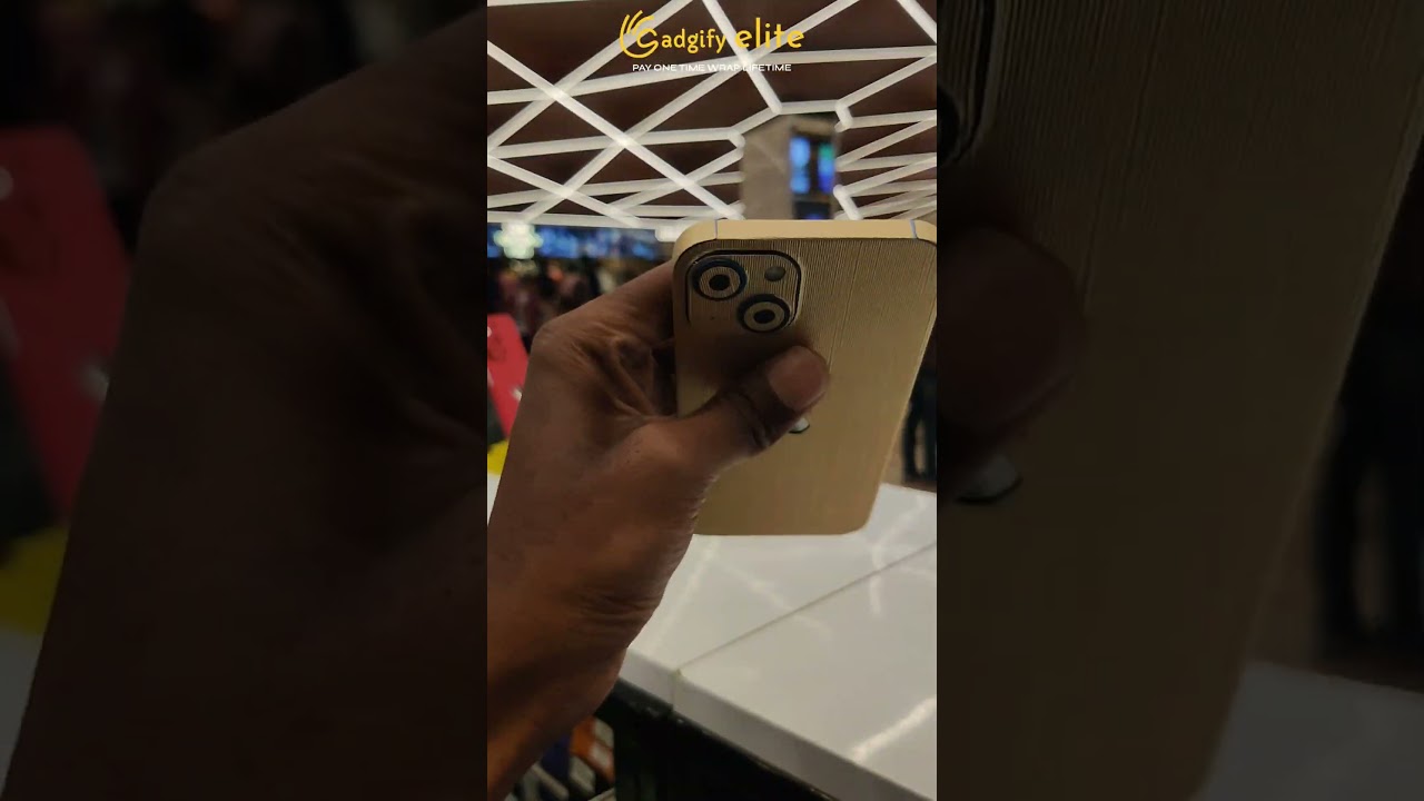 iPhone 13 WrapGold Denim 