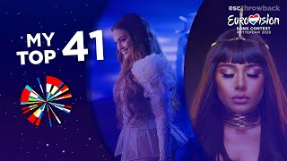 Eurovision 2020 🇳🇱: MY TOP 41 (3 years later)