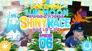 THE FIRST TRIAL! WORST LUCK! Pokemon Sun and Moon Randomizer Shiny Race Nuzlocke w/ MandJTV! Ep 6