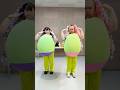 さよならいちごちゃん 巨大風船服の中で膨らませて踊ってみた1 Balloon Popping Dance challenge #さよならいちごちゃん #tiktok #shorts