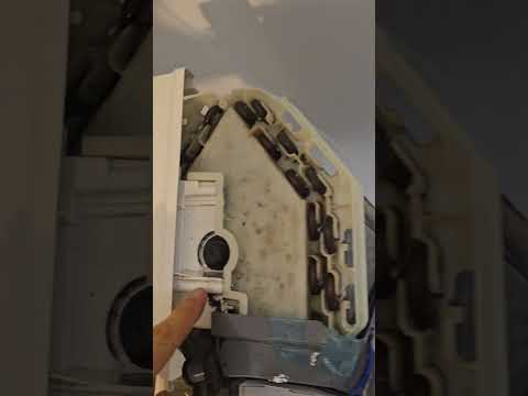 how to fix a leaking Mitsubishi split system aircon. drain is not blocked & the drop pan is healthy