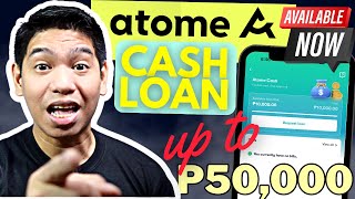 NOW AVAILABLE - ATOME Cash Up To P50,000 at 12 Months to Pay? | P500 GCASH GIVEAWAY #roadto75ksubs