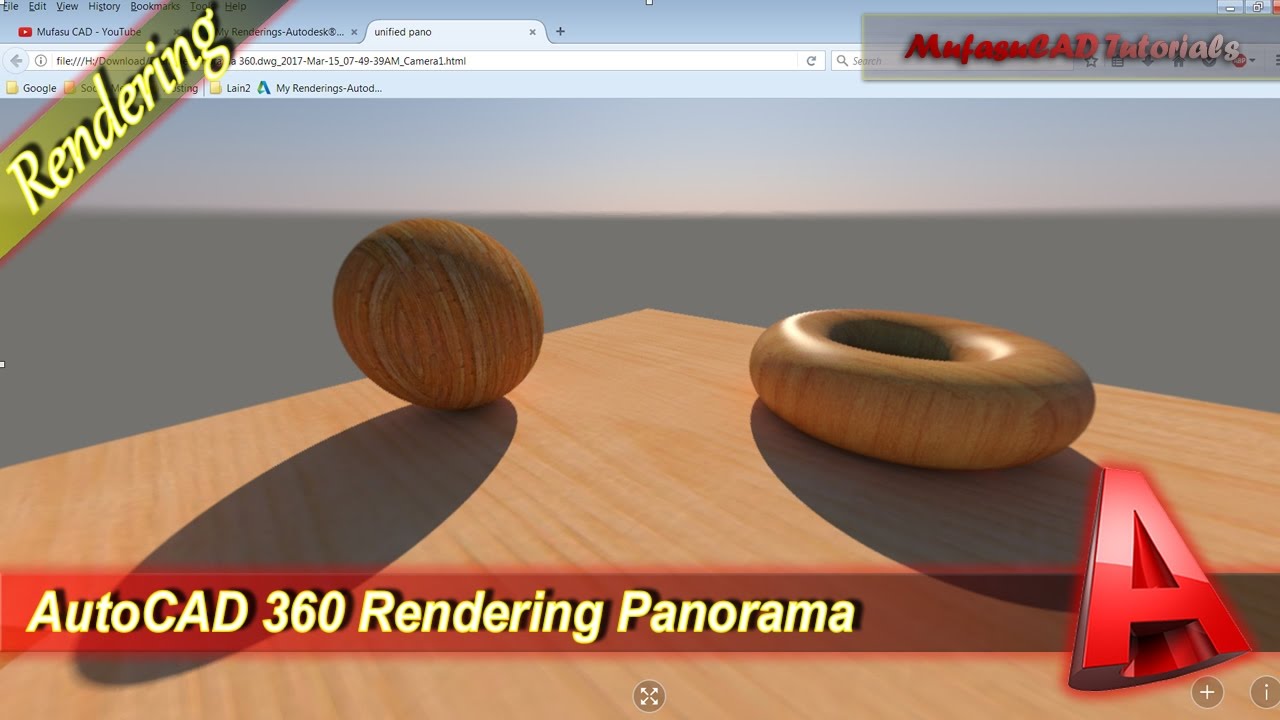  Update  AutoCAD 360 Rendering Panorama With Cloud