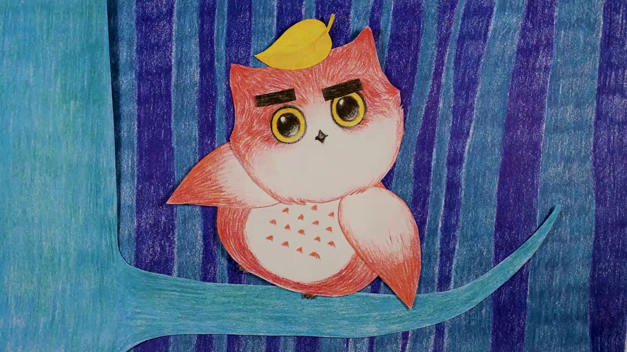 Paper Puppet Animation (owl zoom) - YouTube