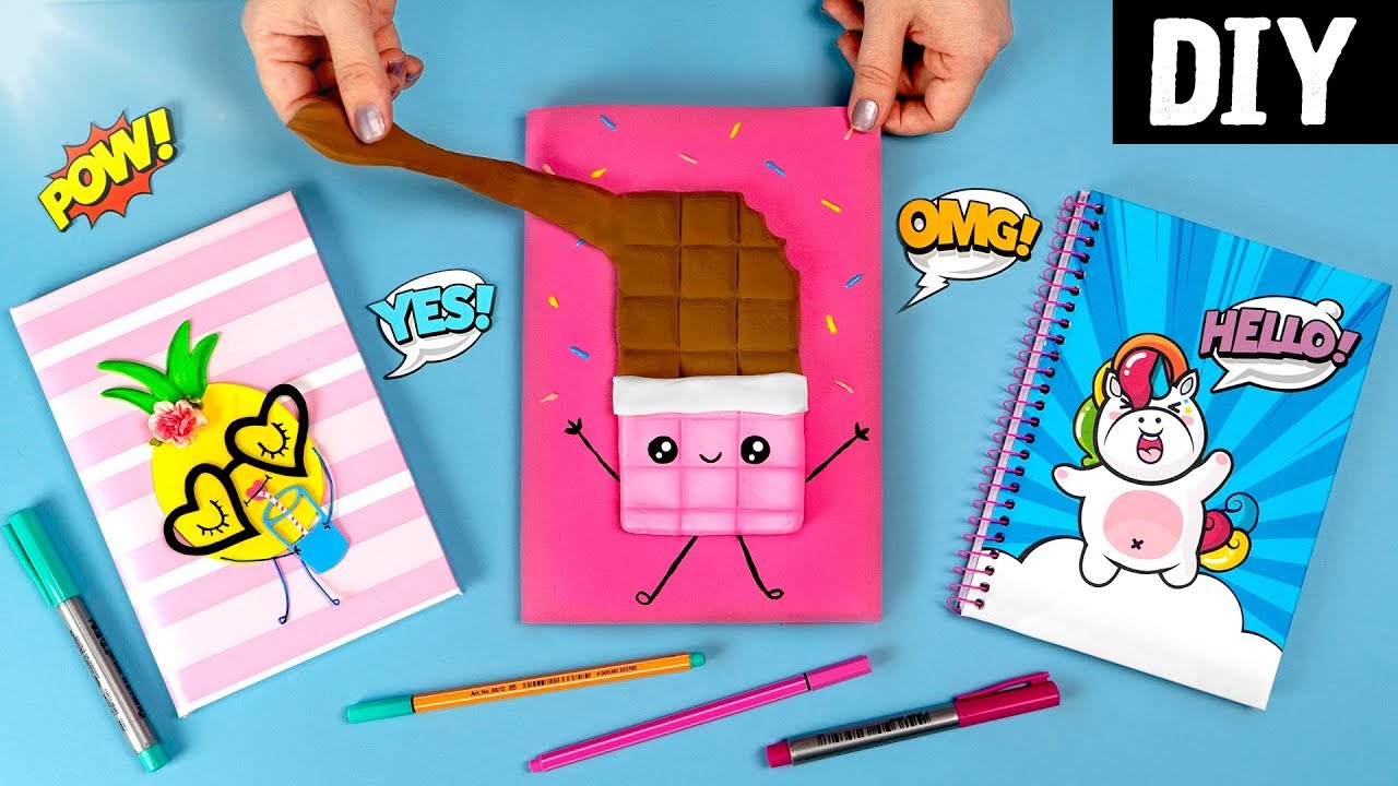 DIYS CADERNOS FOFINHOS 📚 Especial 