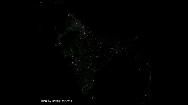 India Night Lights Satellite Image