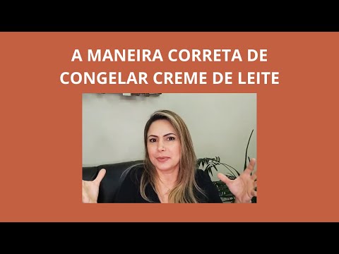 A MANEIRA CORRETA DE CONGELAR CREME DE LEITE | PAULA COURI