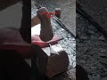 this is how to cut the tip of the broom correctly.. #cuturalheritage #blacksmith
