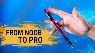 5 Pen Spinning tricks levels of difficulty / Every pen spinner goes through these stages