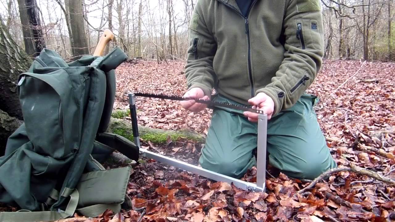 Bushcraft folding DIY bow saw YouTube