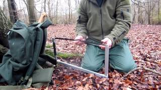 Bushcraft folding DIY bow saw