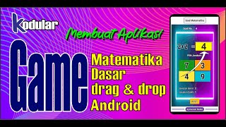 Membuat Aplikasi GAME MATEMATIKA Android sederhana dengan Jawaban Drag & Drop | KODULAR screenshot 1