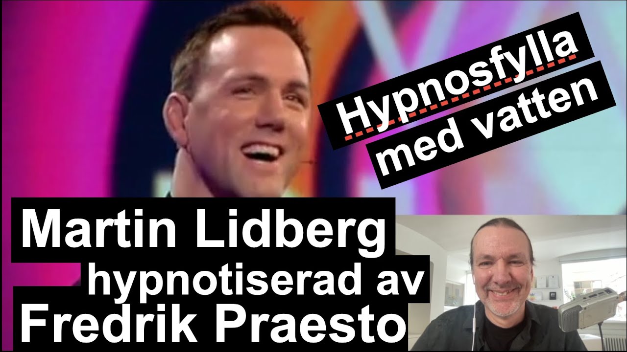 Martin Lidberg full på vatten