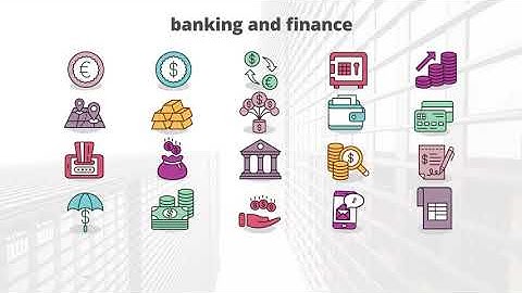 Banking And Finance - Flat Animation Icons | After Effects Elements - Envato elements