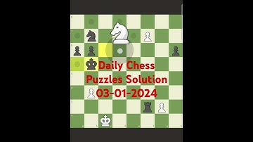 Daily Chess Puzzles Solution from chess.com 03-11-2024. Rook sacrifice and Pawn promoted to Queen 👸