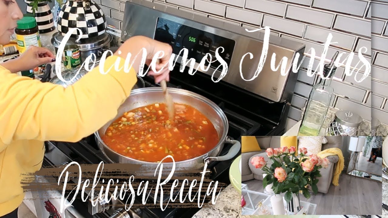 COCINANDO UNA RICA SOPA DE VERDURAS CON CARNE MOLIDA DE RES - Silvia en tu vida