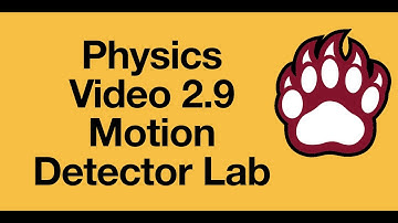 H Video 2.9 - Motion Detector Lab
