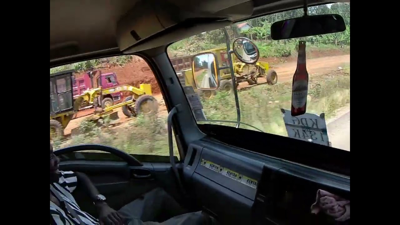 POV Truck driving Isuzu frr90 Kiganjo to Kenol beautiful Kenyan roads #kenyatravelvlog part 2