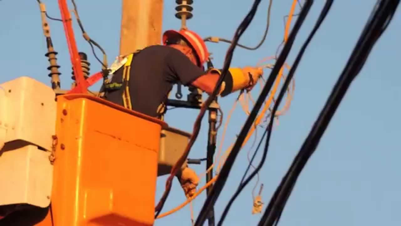 NB Power Crews Repair Lines YouTube