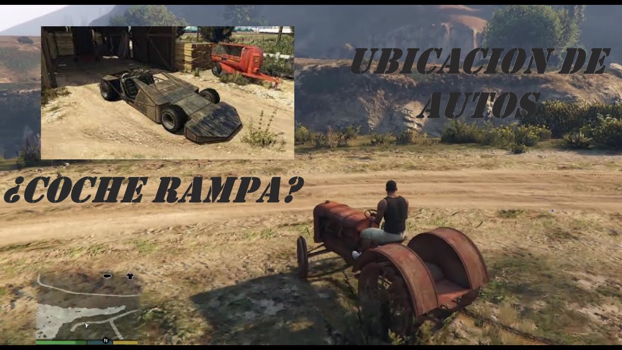 Ubicación de autos en GTA V modo historia ¿coche rampa? YouTube