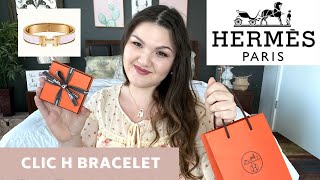 Hermes Clic H Bracelet | Unboxing First Impressions &amp; Review