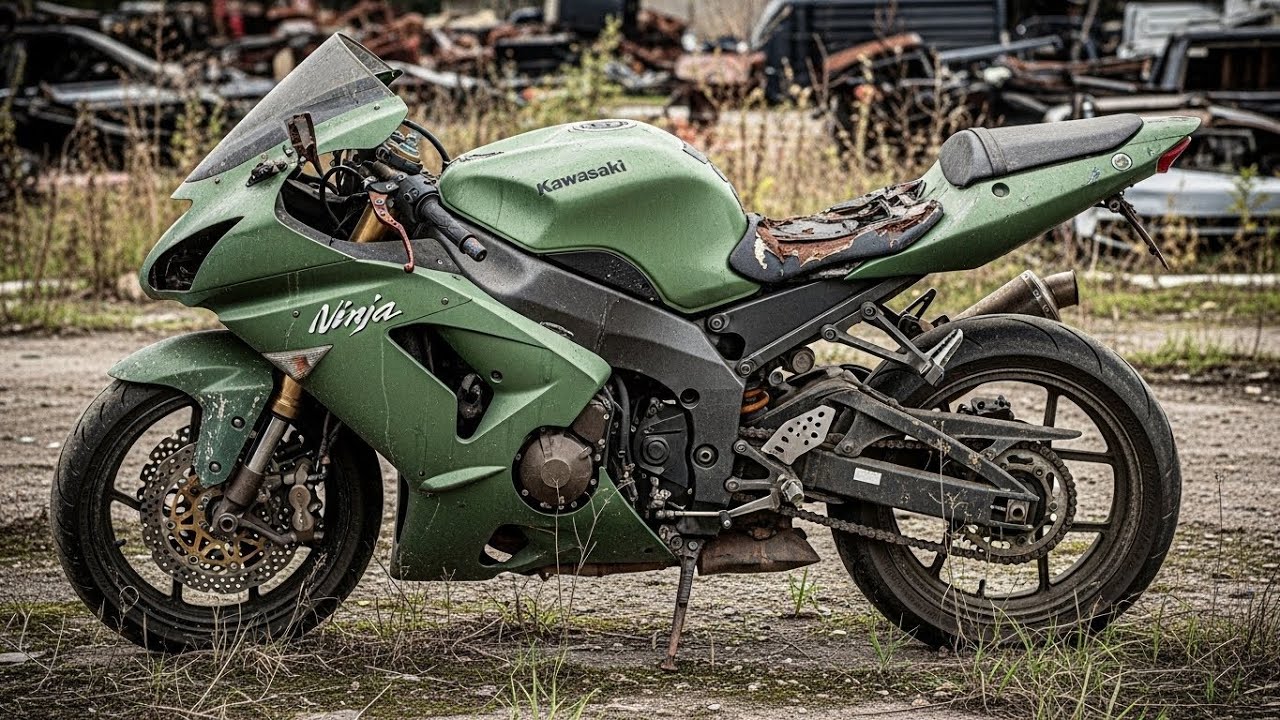 Restoring a Kawasaki Ninja ZX-10R 2006 from Rusted Junkyard to