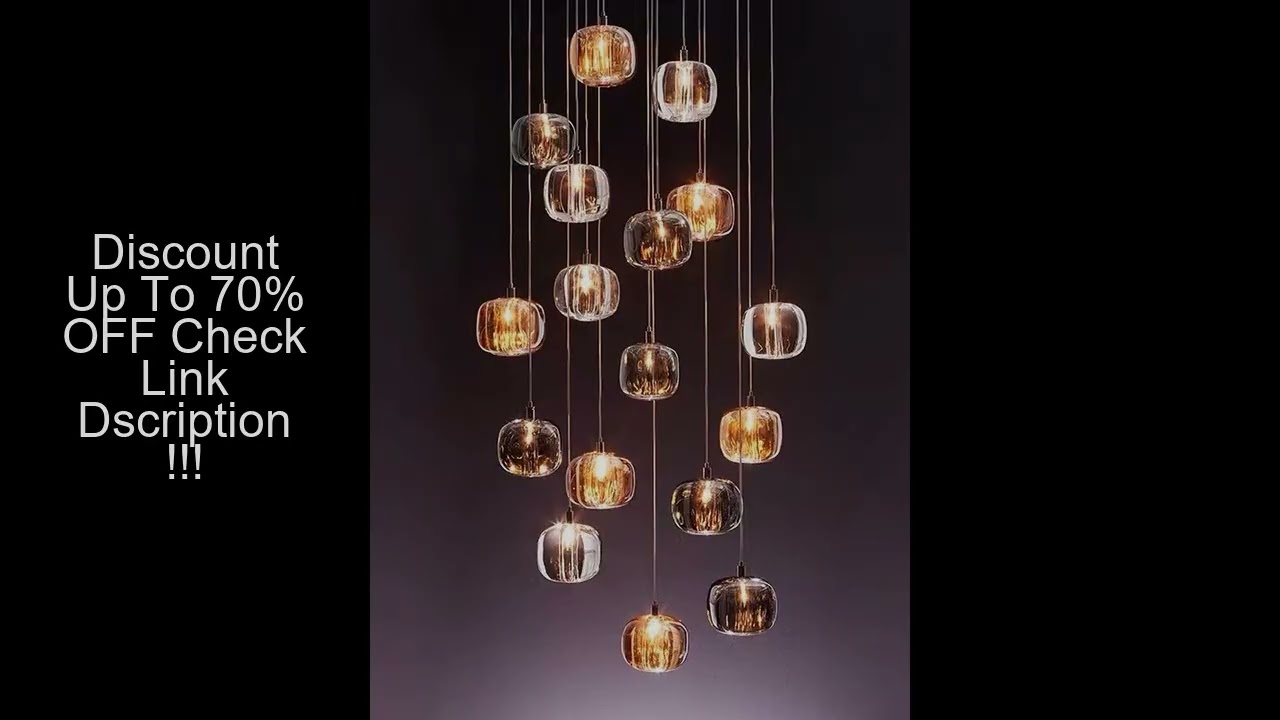 Modern Nordic Ceiling Chandelier LED Living Room Luxury Crystal Attic Bedroom Light Dining Room Lust