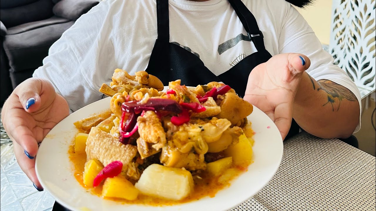 Patitas de cerdo ( Receta Hondureña )